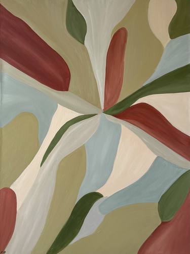 Original Modernism Abstract Painting by Filadelfa Rodriguez