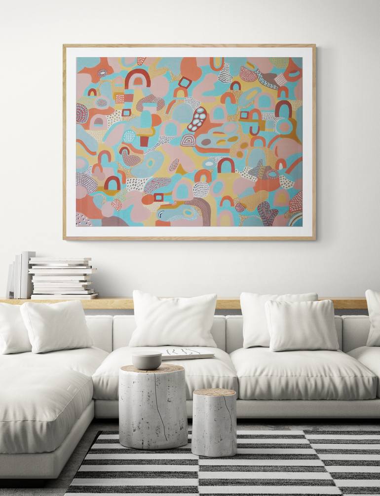 Original Modern Abstract Painting by Filadelfa Rodriguez