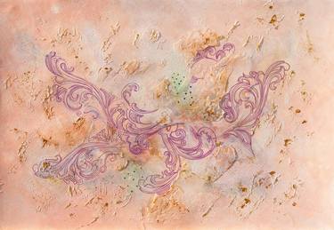 Original Art Deco Abstract Painting by Lucia Lukas