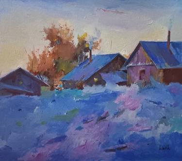 Original Impressionism Landscape Paintings by Dilshod Khudayorov