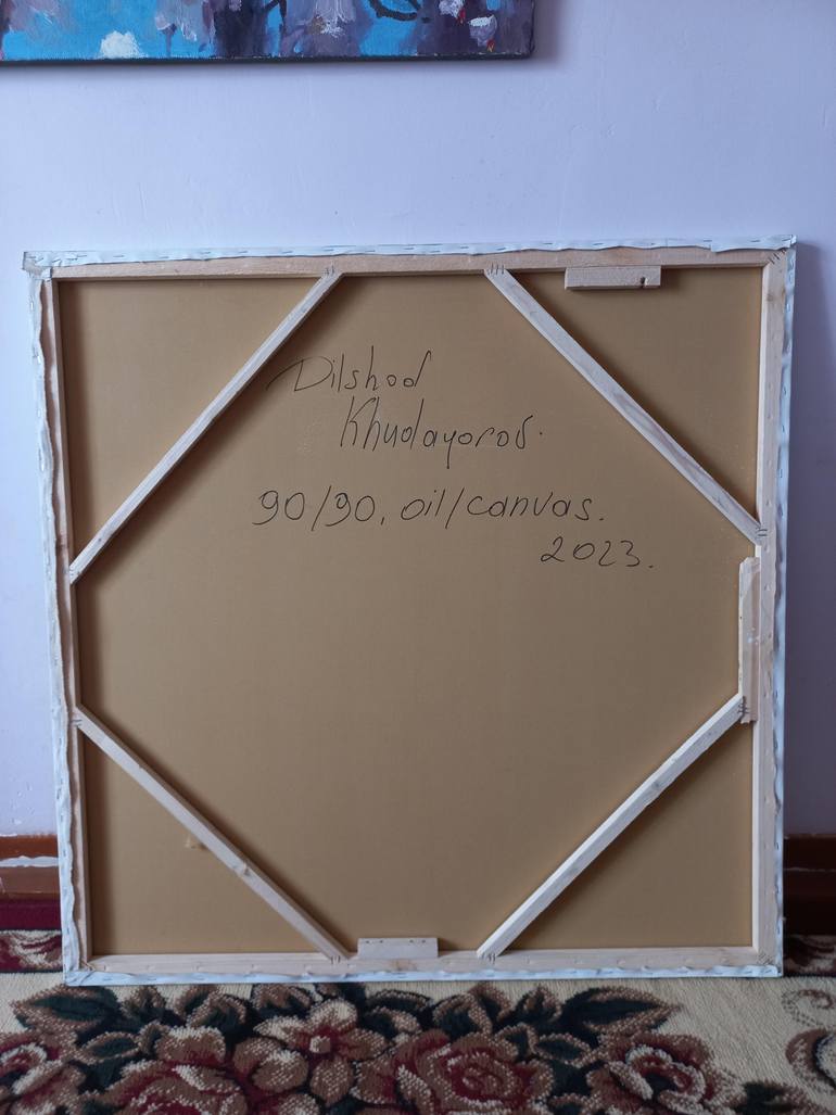 Original Figurative Women Painting by Dilshod Khudayorov