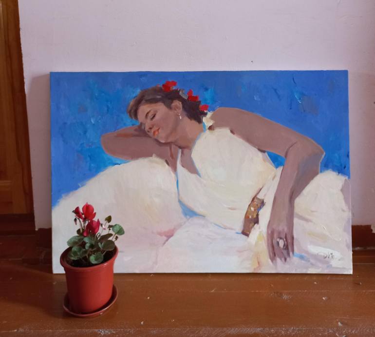 Original Contemporary People Painting by Dilshod Khudayorov