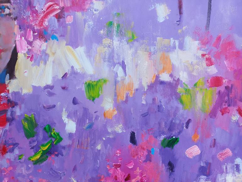 Original Abstract People Painting by Dilshod Khudayorov