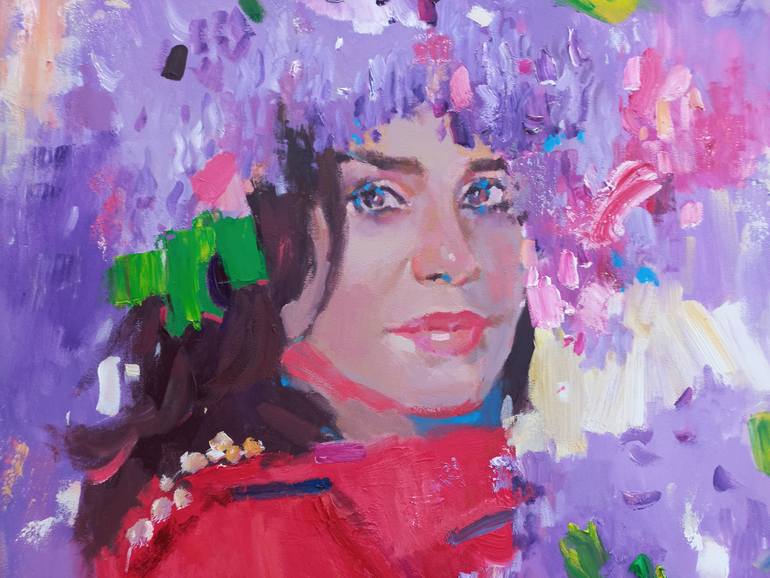Original Abstract People Painting by Dilshod Khudayorov