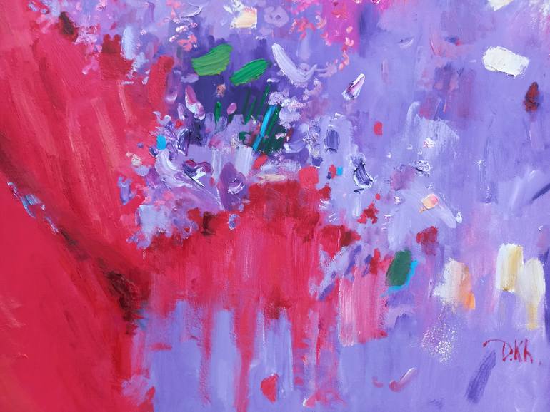 Original Abstract People Painting by Dilshod Khudayorov