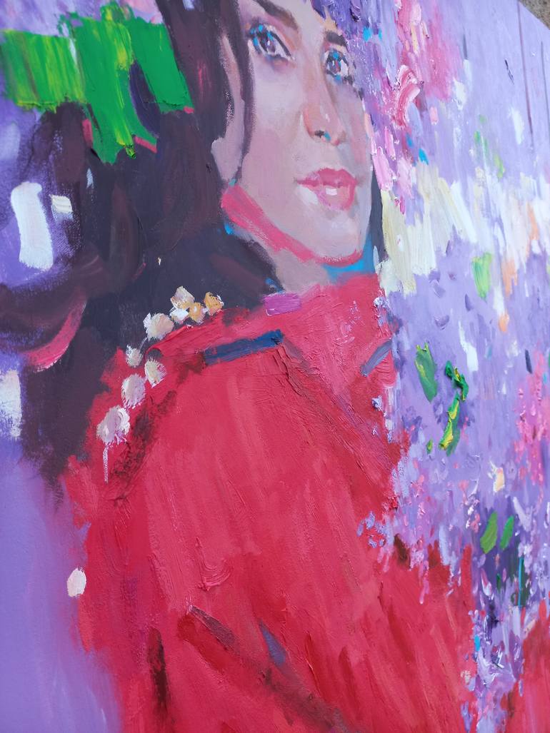 Original Abstract People Painting by Dilshod Khudayorov