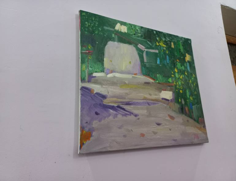 Original Abstract Landscape Painting by Dilshod Khudayorov