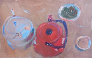 Print of Abstract Still Life Paintings by Dilshod Khudayorov