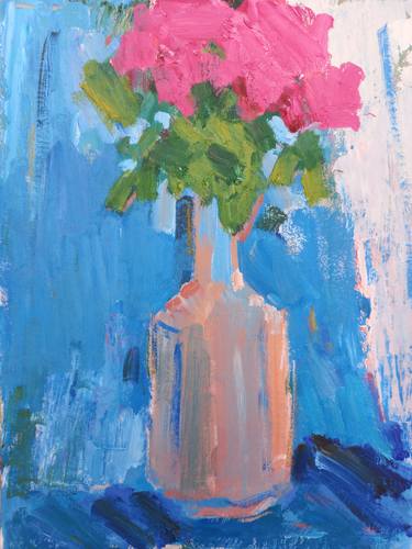 Original Abstract Expressionism Still Life Paintings by Dilshod Khudayorov