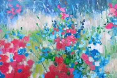 Print of Abstract Garden Paintings by Dilshod Khudayorov
