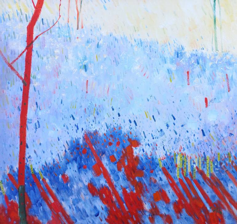 Original Abstract Painting by Dilshod Khudayorov | Abstract Art on Canvas | THE MAGIC OF NATURE