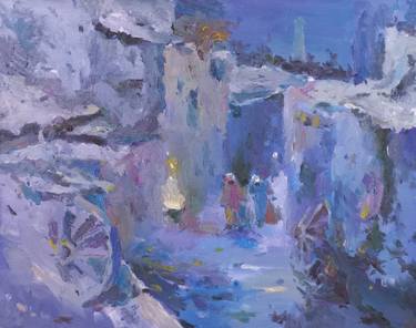 Original Impressionism Landscape Paintings by Dilshod Khudayorov