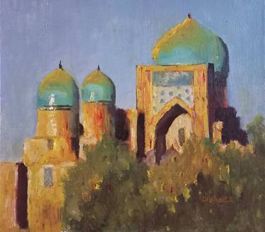Original Impressionism Cities Paintings by Dilshod Khudayorov