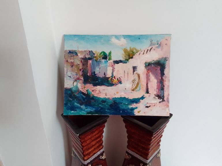 Original Impressionism Cities Painting by Dilshod Khudayorov