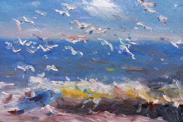 Original Impressionism Seascape Paintings by Dilshod Khudayorov