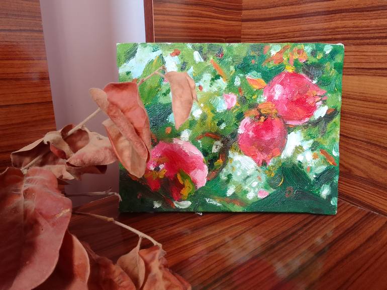 Original Abstract Still Life Painting by Dilshod Khudayorov