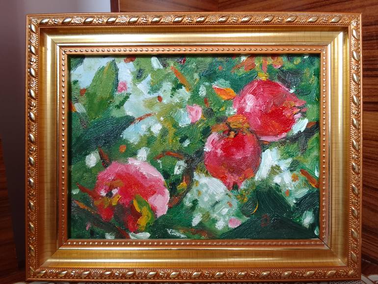 Original Abstract Still Life Painting by Dilshod Khudayorov