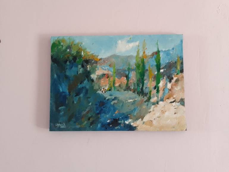 Original Landscape Painting by Dilshod Khudayorov