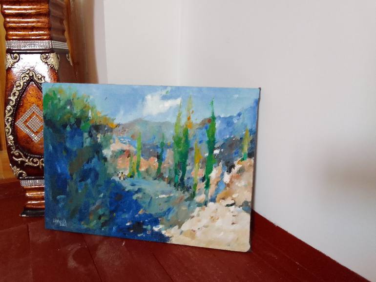 Original Landscape Painting by Dilshod Khudayorov