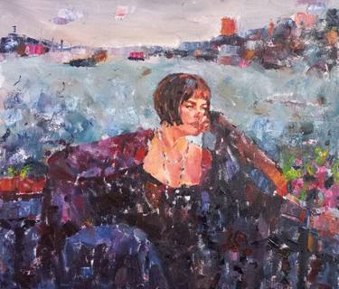 Original Impressionism Portrait Paintings by Dilshod Khudayorov