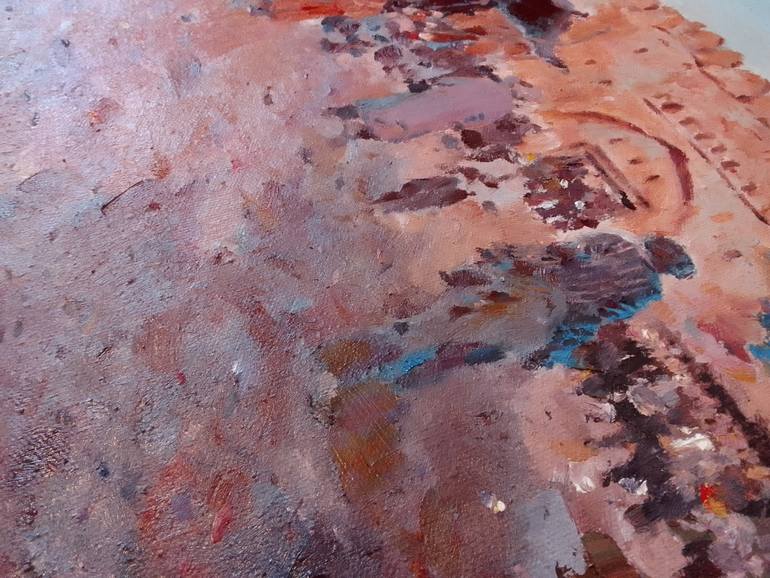 Original Abstract Landscape Painting by Dilshod Khudayorov
