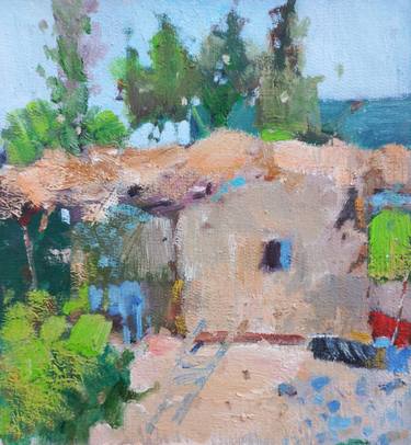 Original Impressionism Landscape Paintings by Dilshod Khudayorov