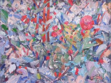 Print of Impressionism Abstract Paintings by Dilshod Khudayorov