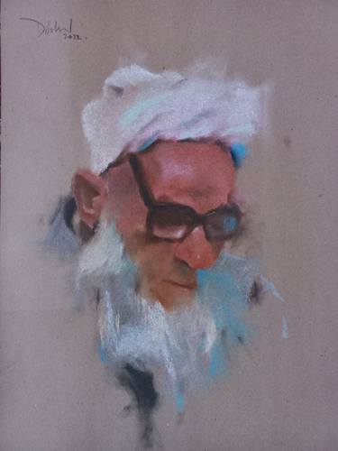Print of Portrait Paintings by Dilshod Khudayorov