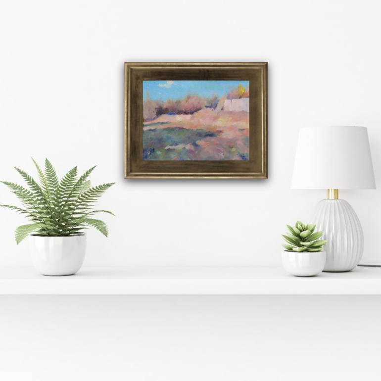 Original Abstract Landscape Painting by Dilshod Khudayorov