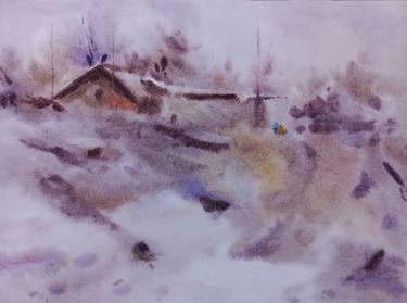 Print of Abstract Rural life Paintings by Dilshod Khudayorov