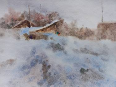 Print of Impressionism Landscape Paintings by Dilshod Khudayorov