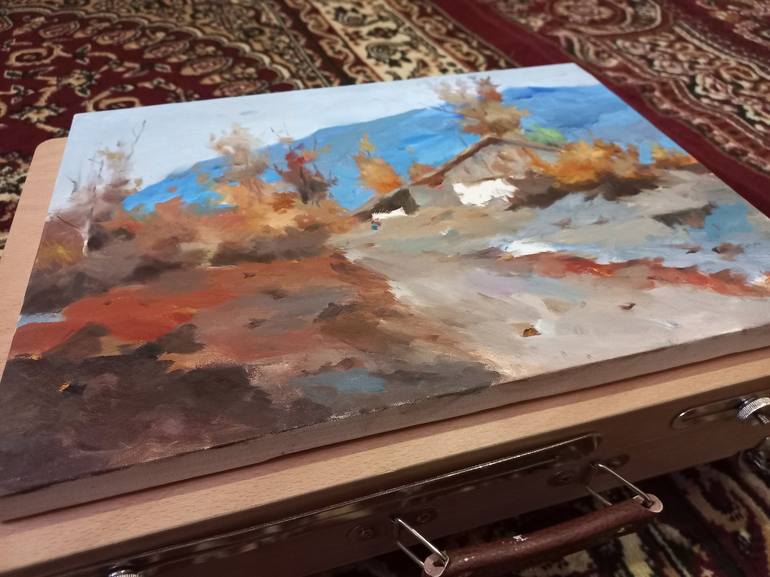 Original Contemporary Seasons Painting by Dilshod Khudayorov