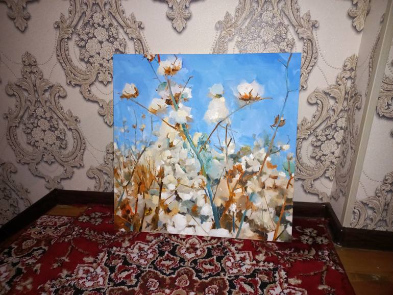 Original Abstract Still Life Painting by Dilshod Khudayorov