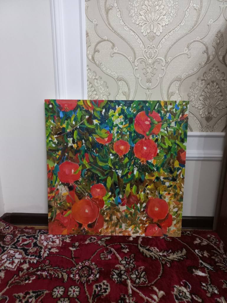 Original Impressionism Still Life Painting by Dilshod Khudayorov