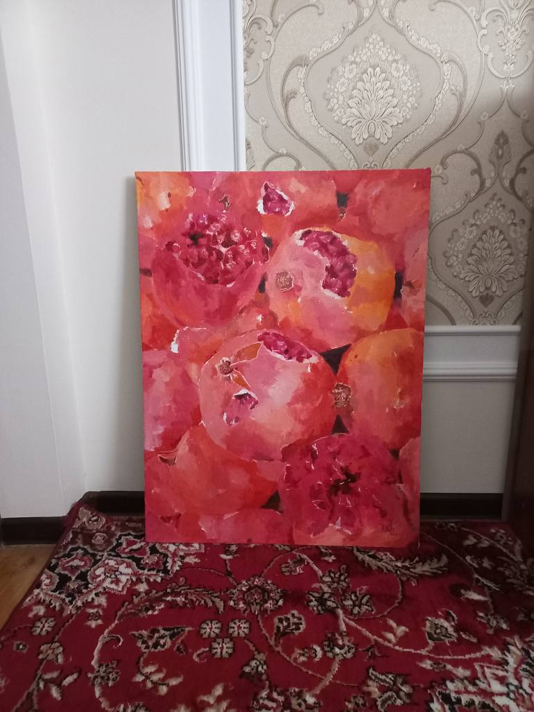 Original Abstract Still Life Painting by Dilshod Khudayorov