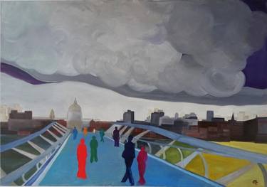 Original Cities Paintings by Gabriella Clay-Manes