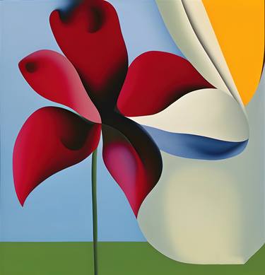Red Flower, modernist, culture, anthropophagy, flower, unique thumb