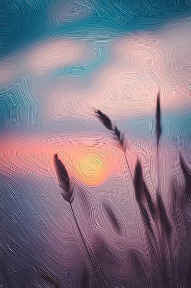 Print of Art Deco Landscape Digital by Patricia Antonio