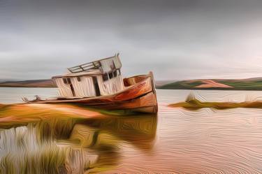 Print of Boat Digital by Patricia Antonio