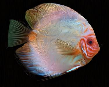 Print of Fish Digital by Patricia Antonio