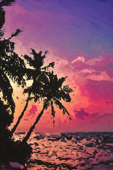 Print of Beach Digital by Patricia Antonio