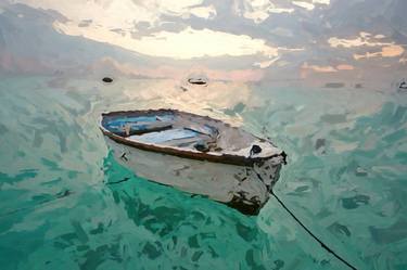 Clear Day ocean, sea, painting oil, nature, sailing thumb