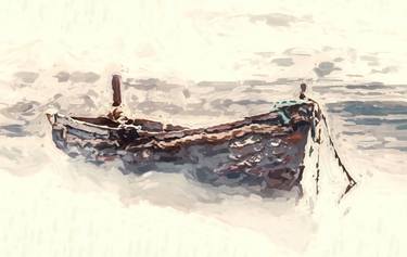 Print of Boat Digital by Patricia Antonio