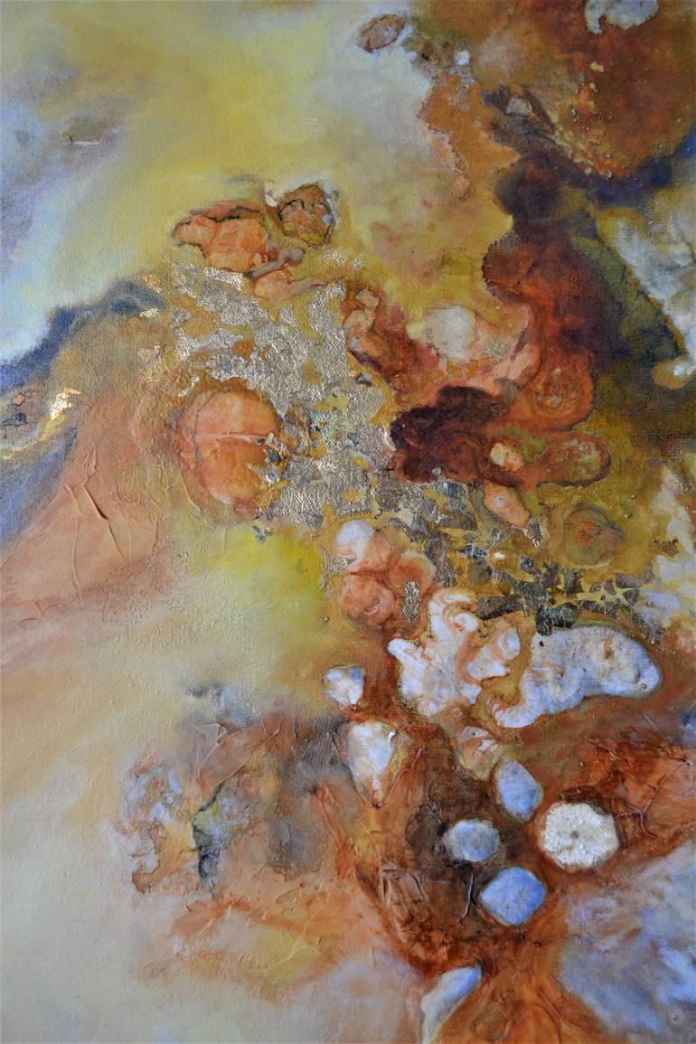Original Abstract Expressionism Abstract Painting by Nathalie Godard