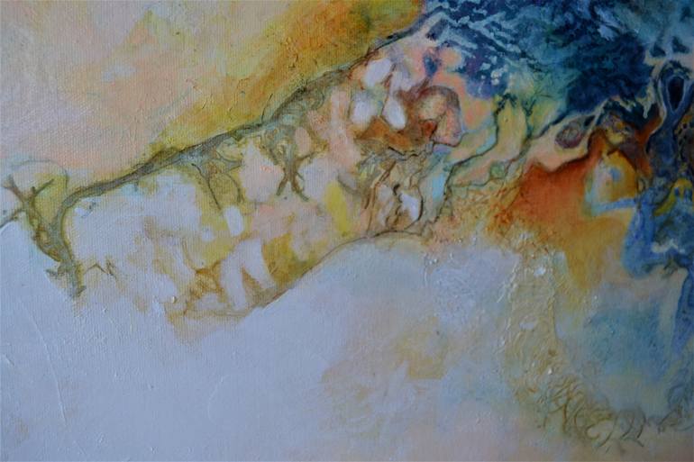 Original Abstract Expressionism Abstract Painting by Nathalie Godard