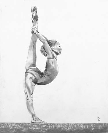 Original Sport Drawing by Kevin Dowson