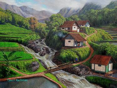 Original Landscape Paintings by Tyas Febrian Rachman