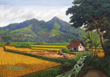 Original Realism Landscape Paintings by Tyas Febrian Rachman