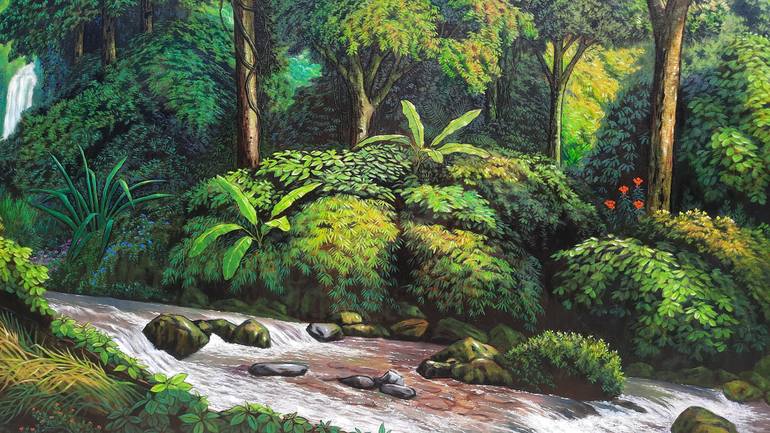 Original Realism Landscape Painting by Tyas Febrian Rachman
