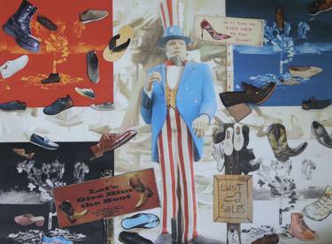 Original Contemporary Politics Mixed Media by Victoria Blewer